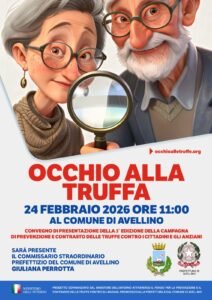 Occhio alla truffa - Locandina Comune Avellino