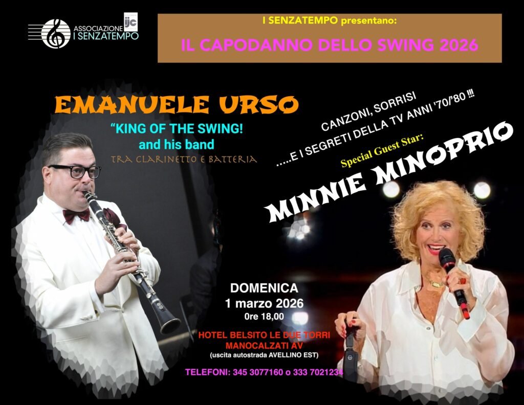 Senzatempo, omaggio ai ritmi dello swing con Emanuele Urso e Minnie Minoprio