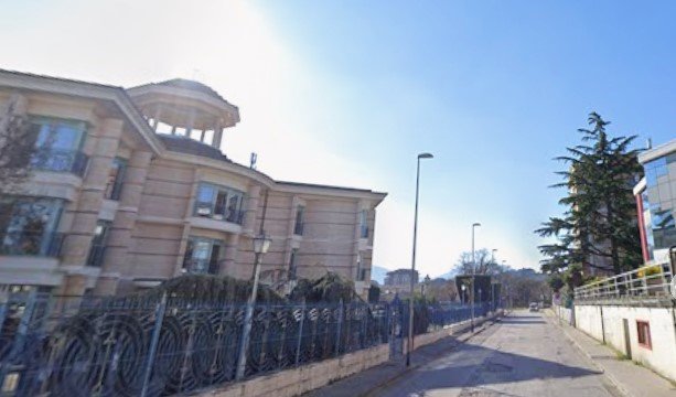 Via Cione su via Palatucci, Avellino