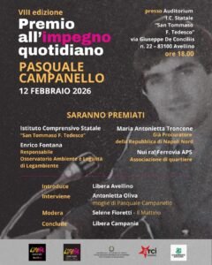 Libera, a Troncone e Fontana il Premio Pasquale Campanello