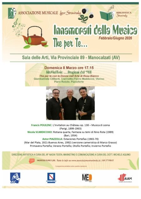 Innamorati della Musica con “Stagioni del ‘900” e le “Donne nell’arte”