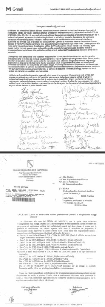 Petizione residenti Area Baccanico