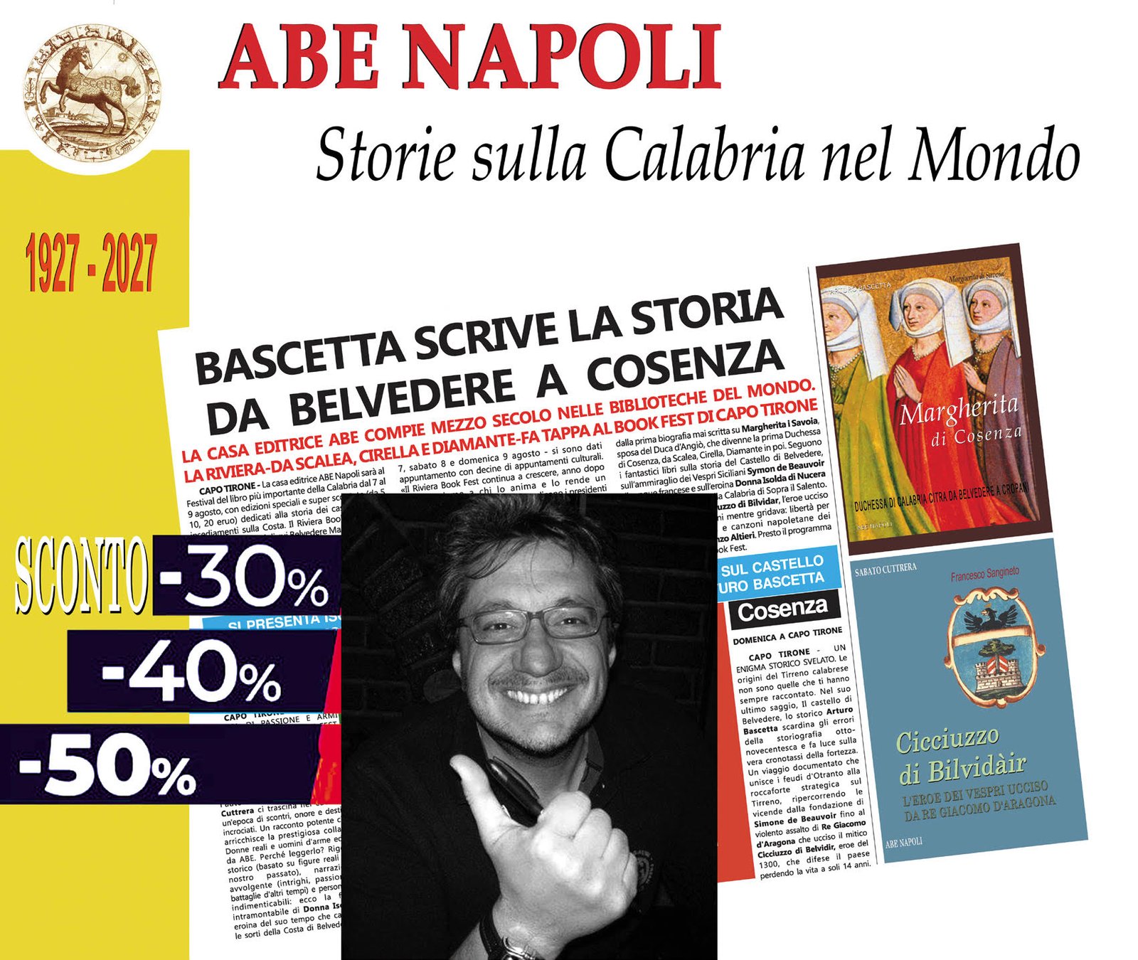 La casa editrice Abe protagonista in Calabria al Riviera Book Fest