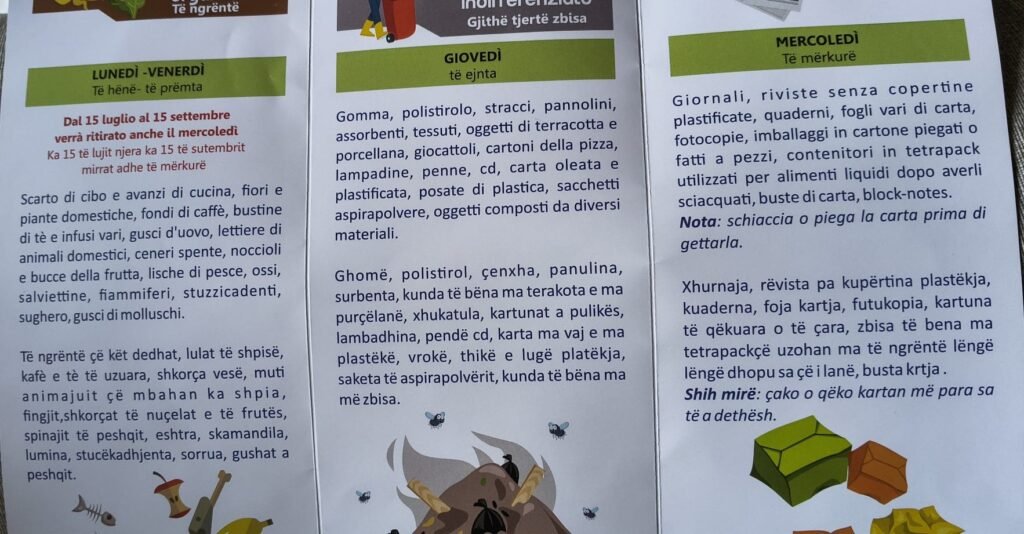 greci raccolta differenziata arberesche